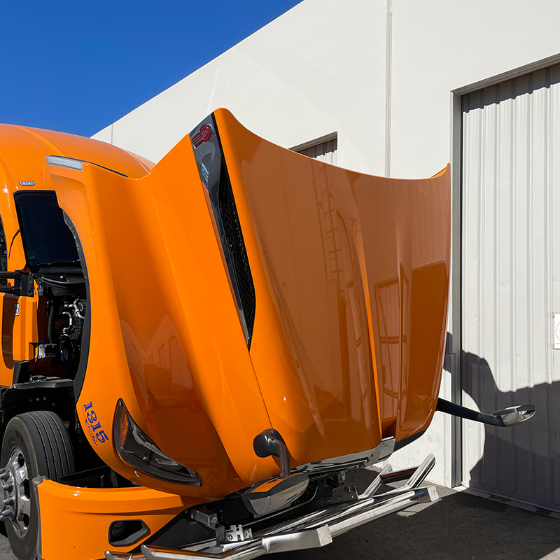 Protector de cepillo para camión de acero inoxidable